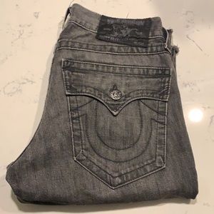 Grey True Religion shorts
